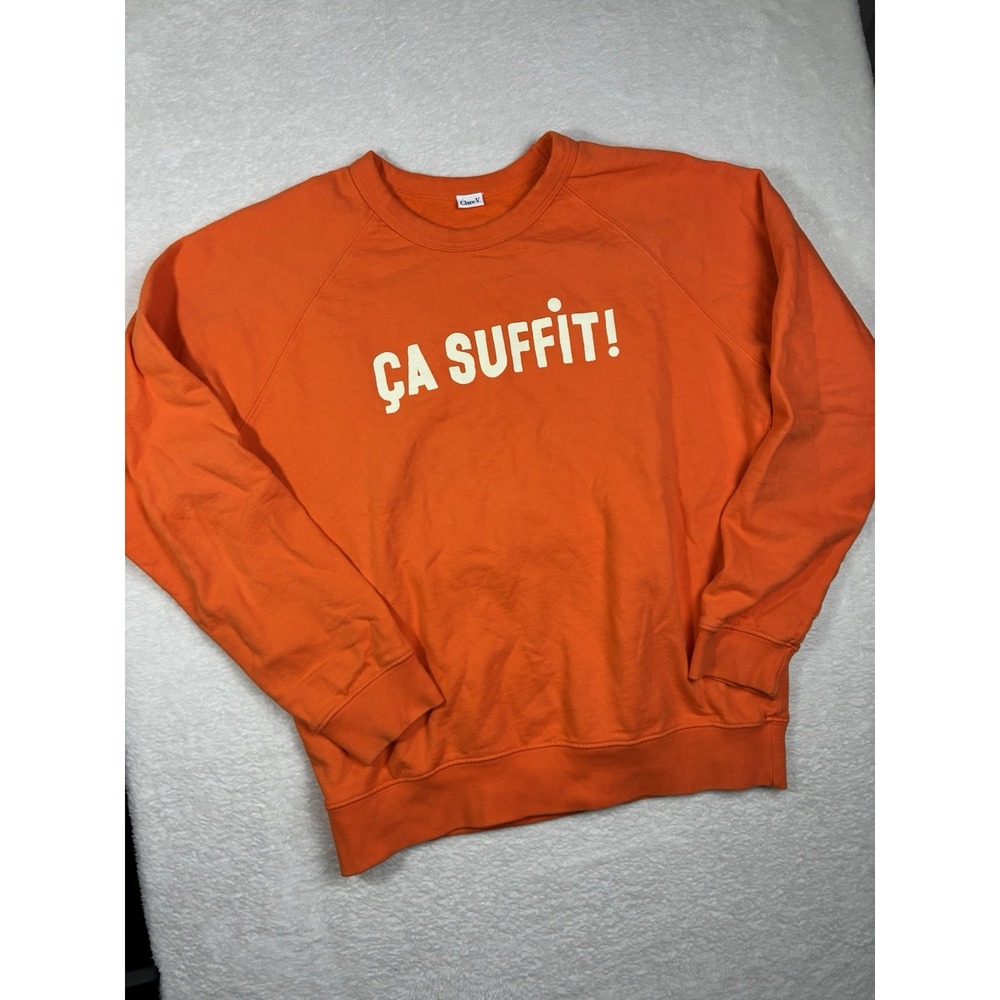 Clare V X Everytown For Gun Safety Orange Sweater Size Small - Picture 2 of 7